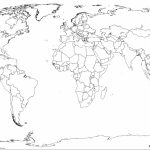 Printable World Map Black And White ~ Afp Cv   World Map Black White Printable