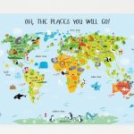 Printable World Map For Kids In 2019 | Leo's Playroom | Kids World   Printable World Map For Kids