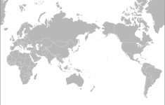 Printable World Map Pacific Centered | D1Softball - Printable World Map Pacific Centered
