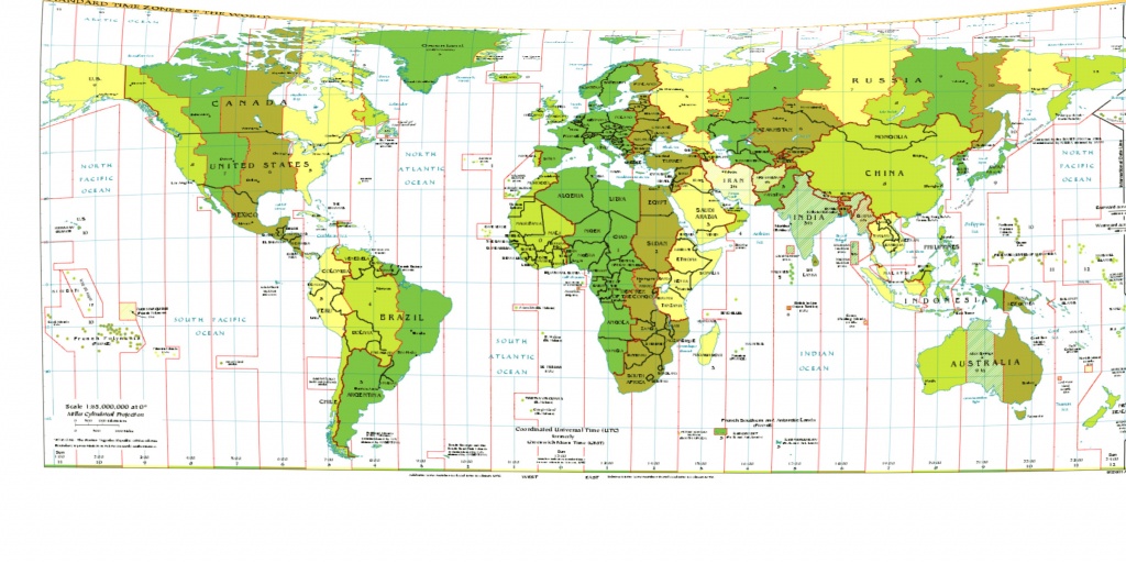 Printable World Maps with Latitude and Longitude