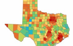 Property Taxes In Texas [Oc][1766X1868] : Mapporn - Texas Property Map