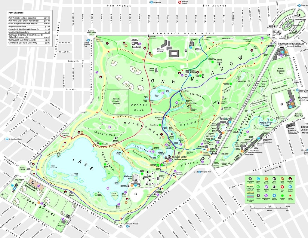 Prospect Park Map - Prospect Park Map Printable