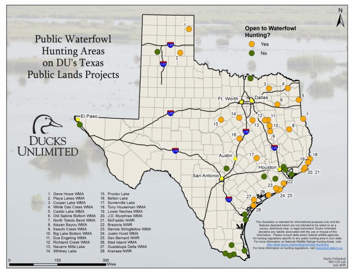 Texas Public Hunting Map