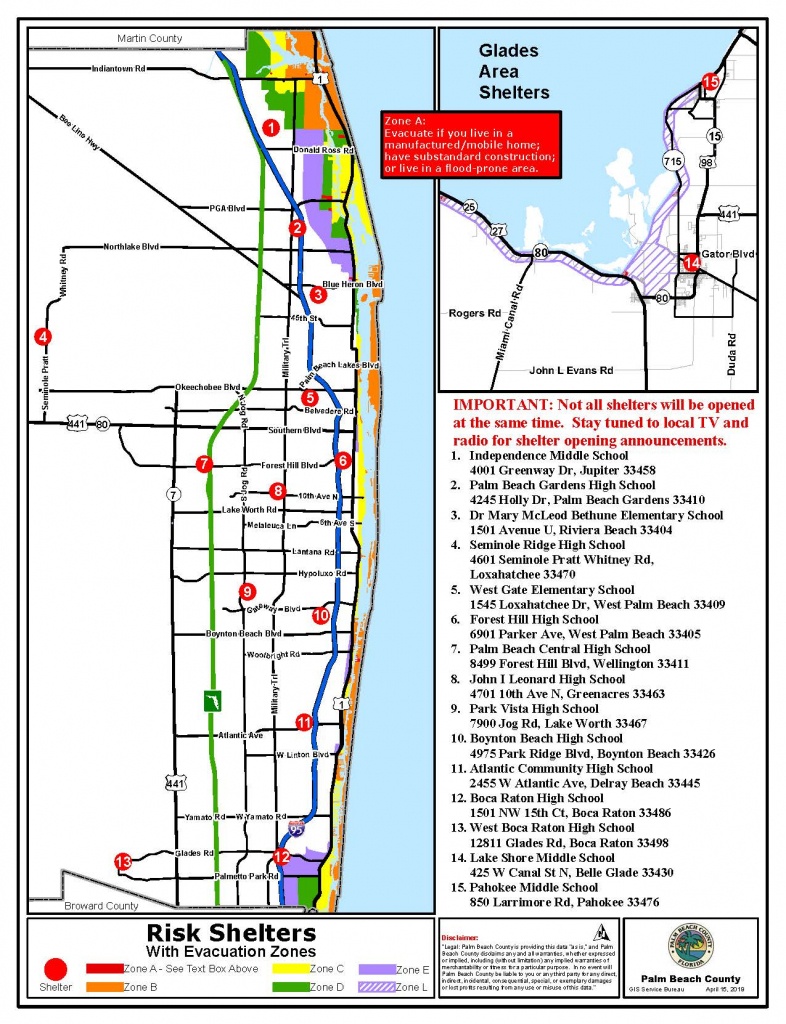 Public Safety - Emergency Management Ready Pbc - Zip Code Map Of Palm Beach County Florida