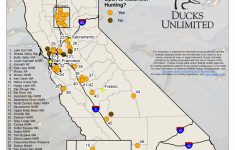 Public Waterfowl Hunting Areas On Du Public Lands Projects - Turkey Hunting California Map