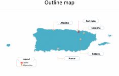 Puerto Rico Map Download - Free Powerpoint Templates - Outline Map Of Puerto Rico Printable