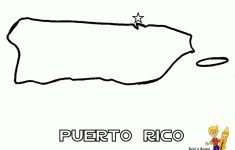 Puerto Rico Map Picture You Can Print Out At Yescoloring. | Free - Outline Map Of Puerto Rico Printable