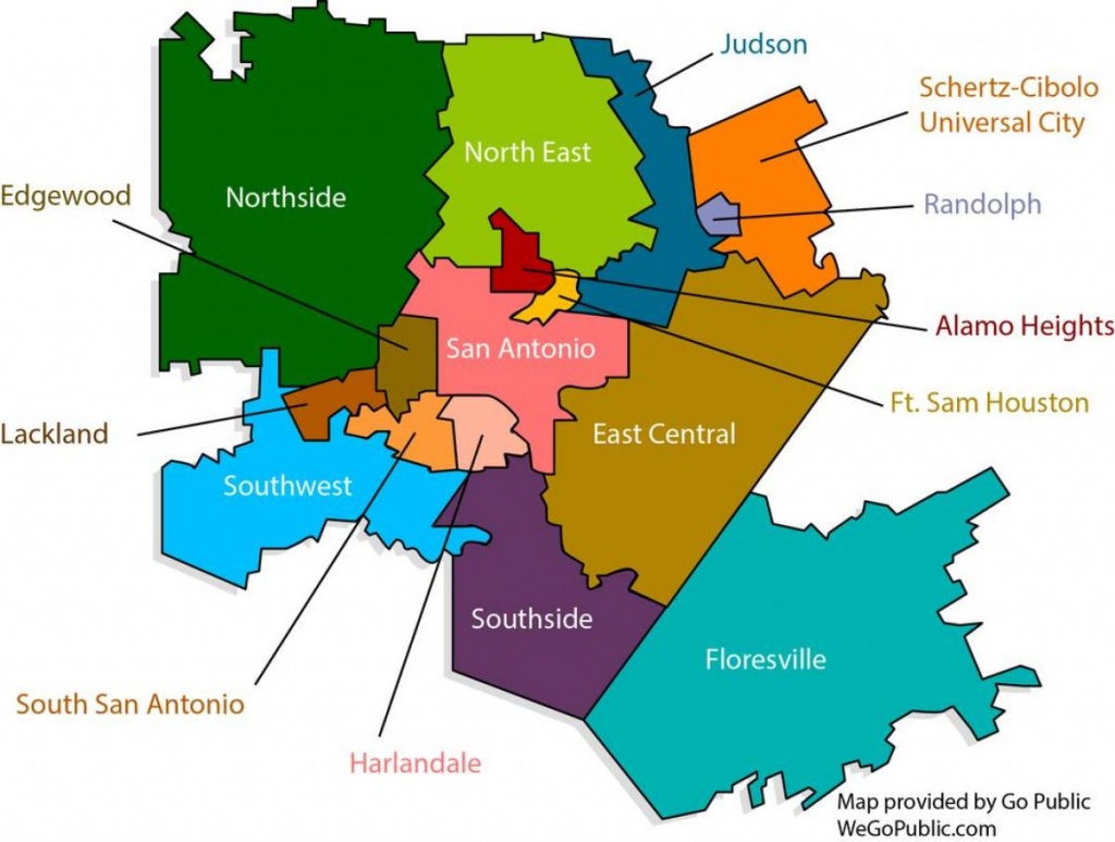Quartier San Antonio Carte - Carte De Quartier San Antonio (Texas - Usa) - Lackland Texas Map
