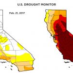 Rainy Season Helps Get California Out Of Extreme Drought Category   California Drought Map