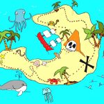 Real Treasure Maps Found Clipart Animals Cliparts With Hot   Clipartpost   Printable Kids Pirate Treasure Map