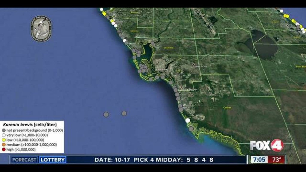 Red Tide Maps Show Few Spots In Southwest Florida - Map Of Southwest Florida Gulf Coast