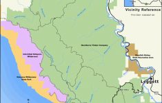 Redwood Forest Map..the Only Redwoods In The World..(Giant Sitka - Giant Redwoods California Map