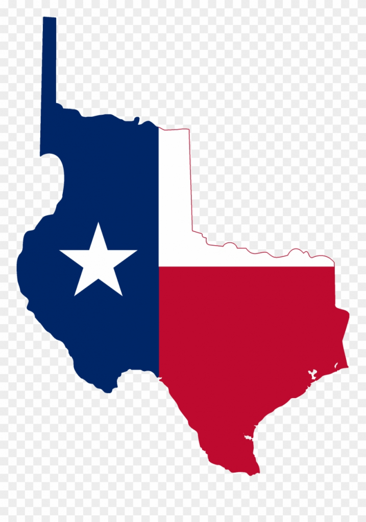 Republic Of Texas Flag Map Clipart (#505517) - Pinclipart - Texas Flag Map