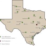 Research Centers | Texas A&m Agrilife Research   Texas A&amp;m Location Map