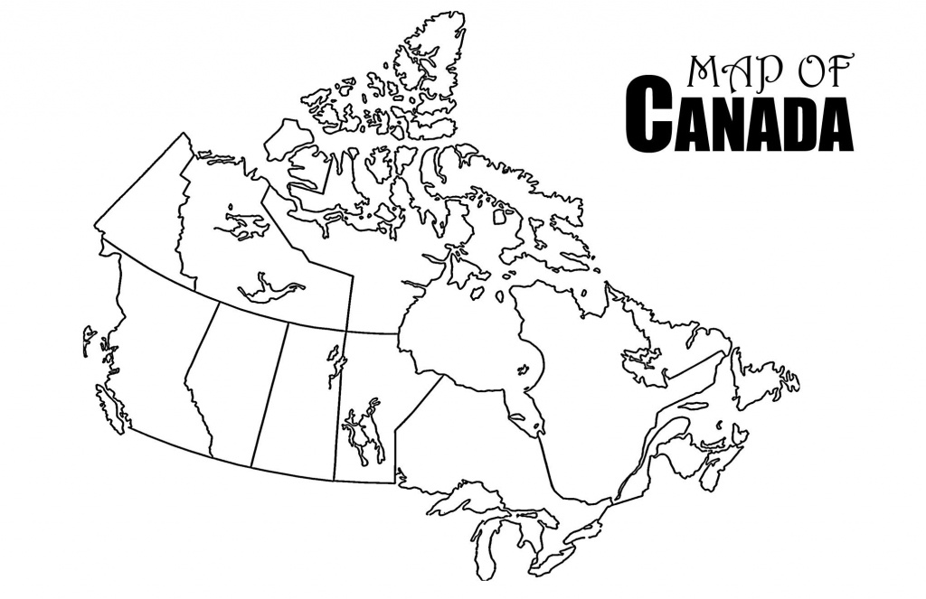 Revolutionary Printable Canada Map Strange Of Provinces And - Map Of Canada Black And White Printable