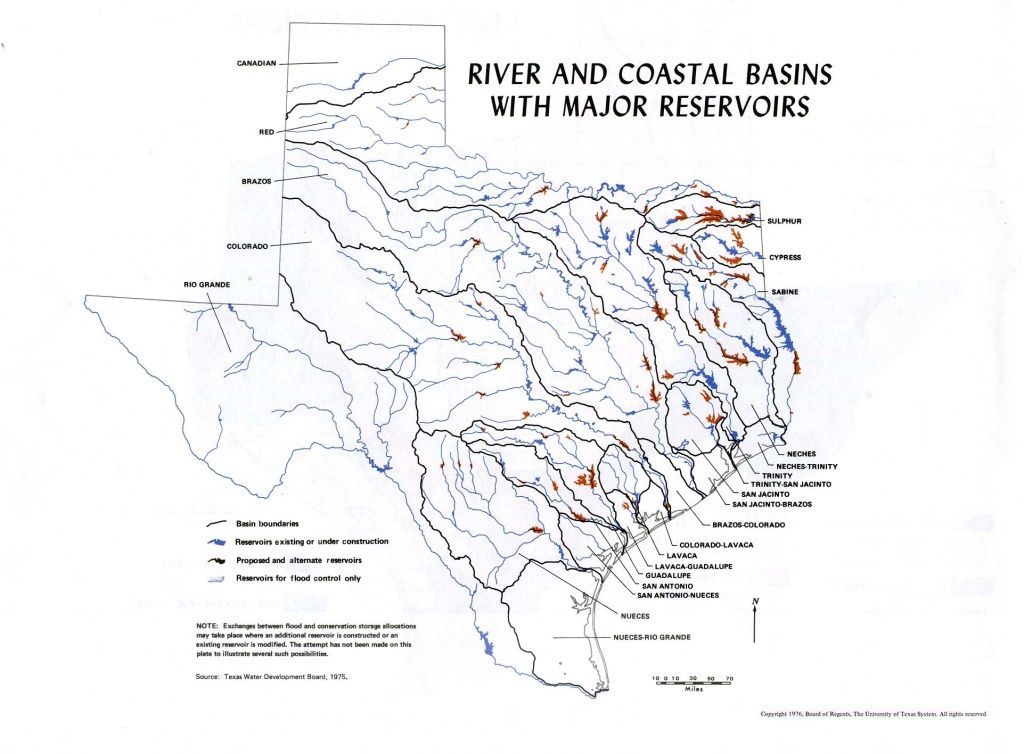 River In Texas Map And Travel Information | Download Free River In - Texas Waterways Map