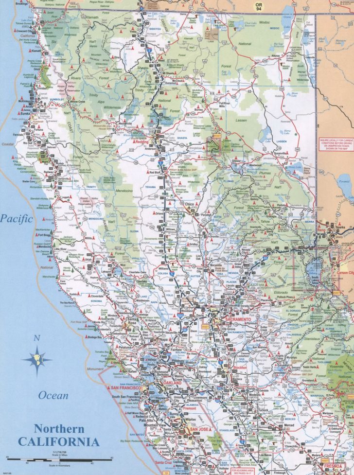 California Road Map Free