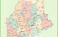Road Map Of Maine With Cities - Printable Road Map Of Maine