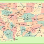 Road Map Of Montana With Cities   Printable Map Of Montana
