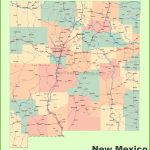 Road Map Of New Mexico With Cities Beautiful New Mexico State Road   New Mexico State Map Printable
