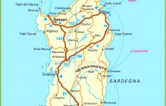 road map of sardinia printable map of sardinia Road Map Of Sardinia - Printable Map Of Sardinia
