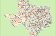 Road Map Of Texas With Cities - Printable Texas Road Map