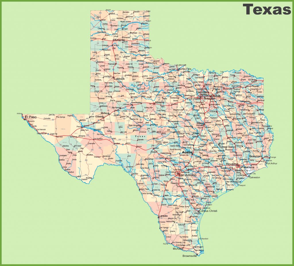 Road Map Of Texas With Cities South Texas Road Map Printable Maps