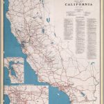 Road Map Of The State Of California, July, 1940.   David Rumsey   California Highway Map