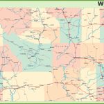 Road Map Of Wyoming With Cities   Printable Road Map Of Wyoming