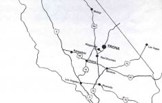 Road Map To Trona - Off Road Maps California