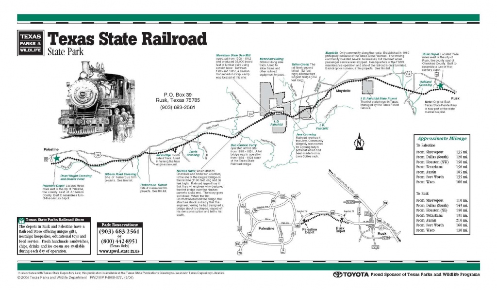 Roadtrip October 2014Links - Texas State Railroad Route Map
