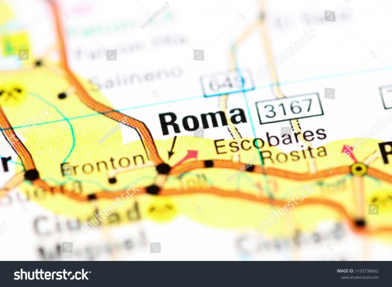 Roma Texas Usa On Map Stock Photo (Edit Now) 1193738662 Roma Texas