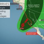 Rosa To Slam Northern Baja California, Mexico Into Monday Night   Northern California Radar Map