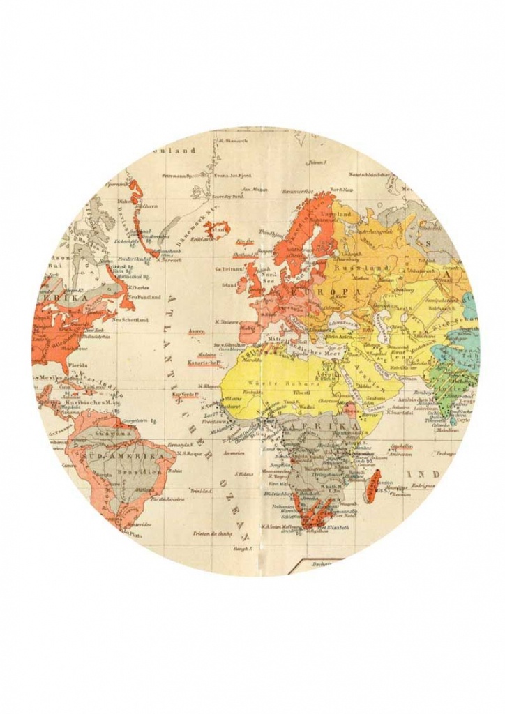 Round Map For World Clock Hack | C: World And History | World Map - Round World Map Printable