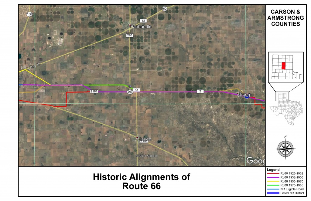 Route 66 Maps | Thc.texas.gov - Texas Historical Commission - Texas Survey Maps