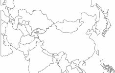Russia And Asia, Blank Printable Map, Royalty Free | Geography | Map - Russia Map Outline Printable