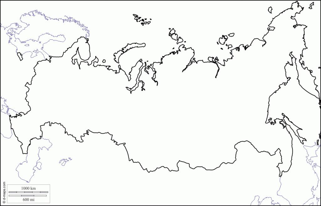 Russia Printable Copy Blank Outline Maps - Berkshireregion - Russia Map Outline Printable