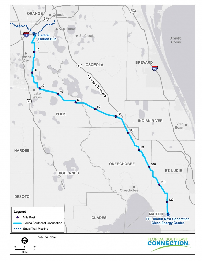 Sabal Trail, Florida Se Connection Gas Pipelines Up And Running - Gas Availability Map Florida