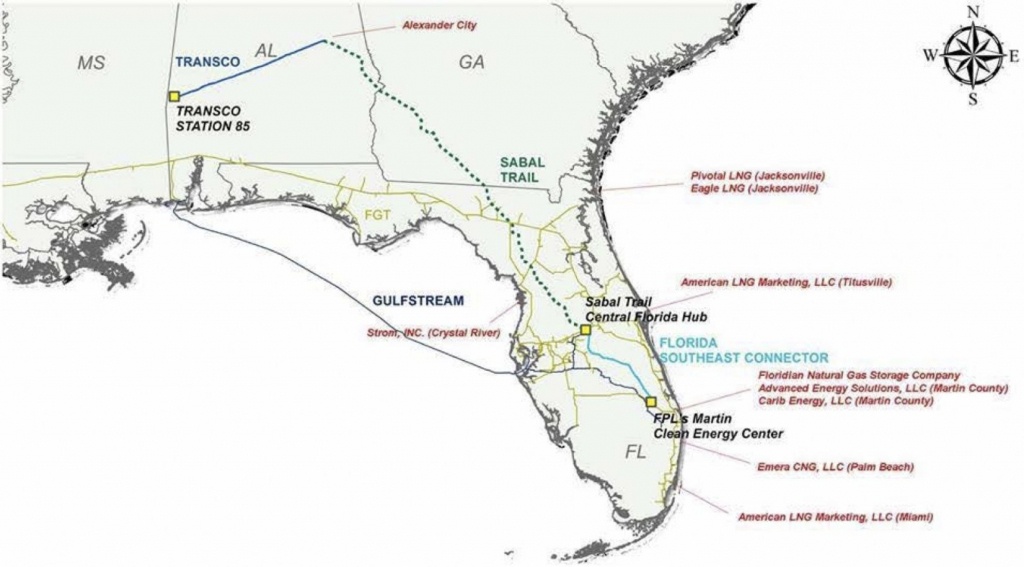 Sabal Trail Opponents Say Pipeline Is Part Of Florida&amp;#039;s &amp;#039;overbuilt - Florida Natural Gas Pipeline Map