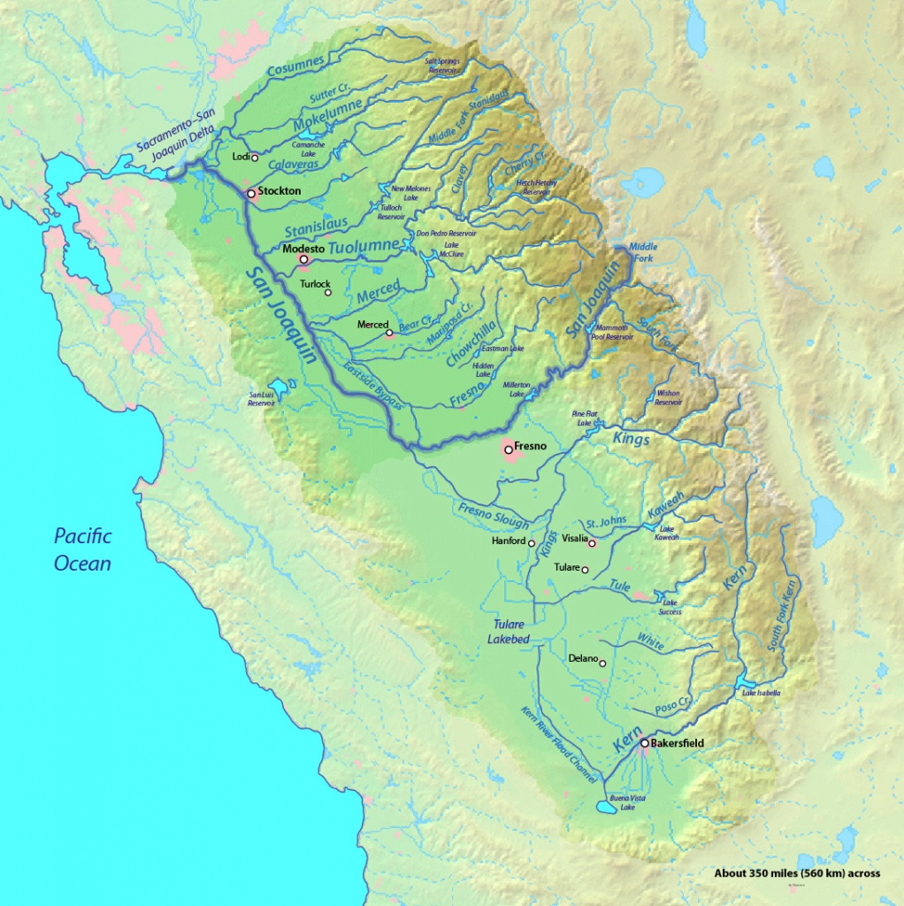 Sacramento And San Joaquin Rivers | American Rivers - California Rivers Map
