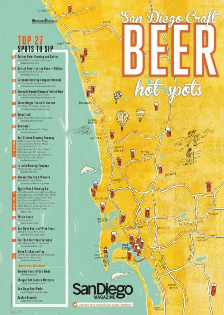 San Diego Beer Map - San Diego Craft Beer Map (California - Usa) - California Beer Map