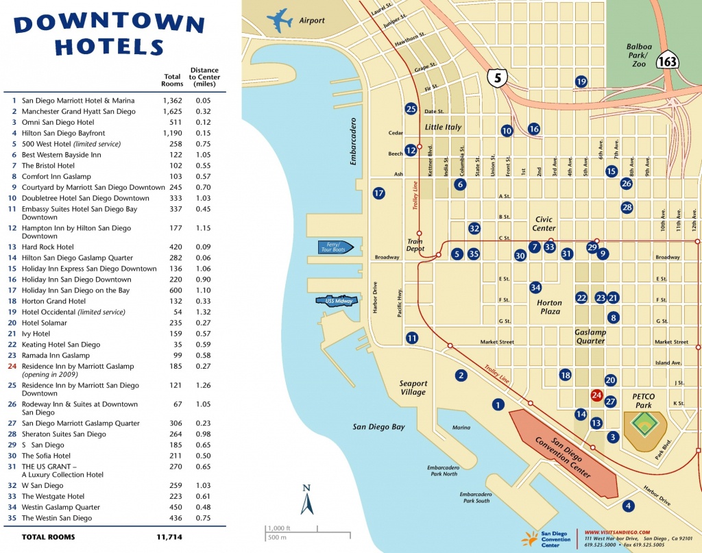 San Diego Maps | California, U.s. | Maps Of San Diego - Printable Map Of San Diego