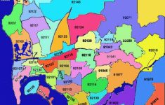 San Diego Zip Code Map - San Diego Map With Zip Codes (California - Usa) - San Antonio Zip Code Map Printable