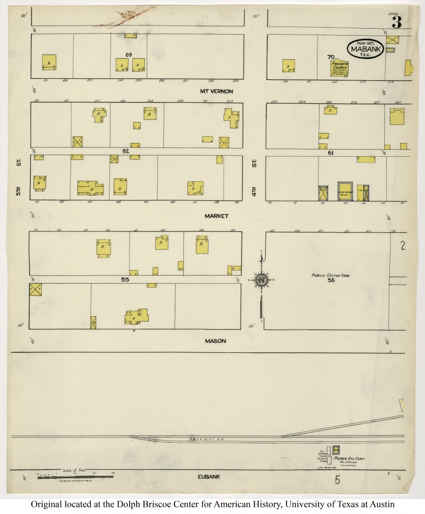Sanborn Maps Of Texas - Perry-Castañeda Map Collection - Ut Library - Mabank Texas Map