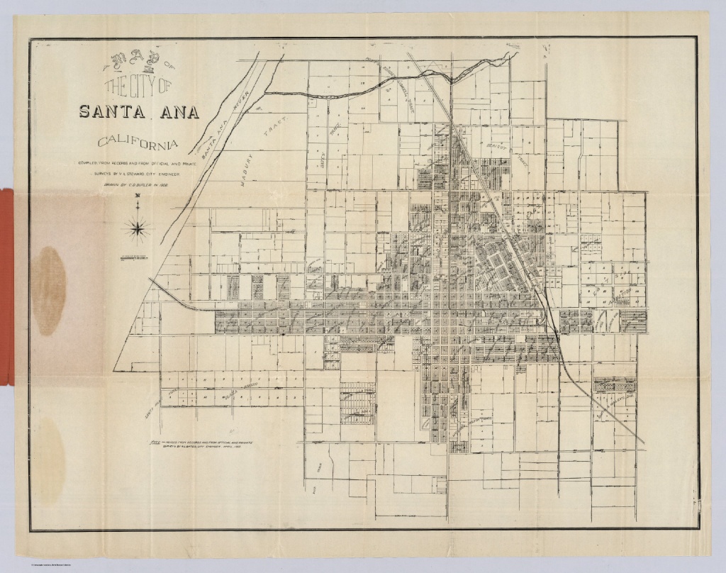 Santa Ana, California - David Rumsey Historical Map Collection - Santa Ana California Map
