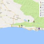 Santa Barbara Camping   California Rv Campgrounds Map