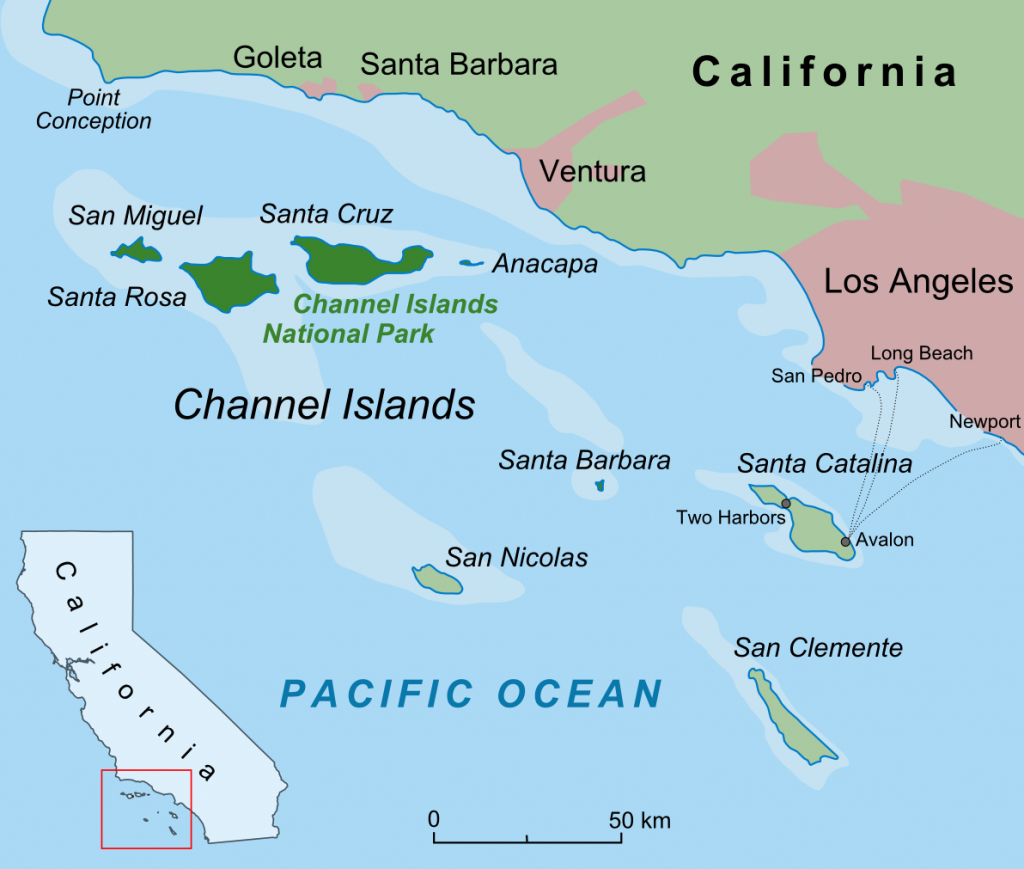 Santa Cruz Island - Wikipedia - Where Is Santa Cruz California On The Map