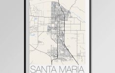 santa maria california map santa maria city map print santa etsy santa maria california map Santa Maria California Map Santa Maria City Map Print Santa | Etsy - Santa Maria California Map