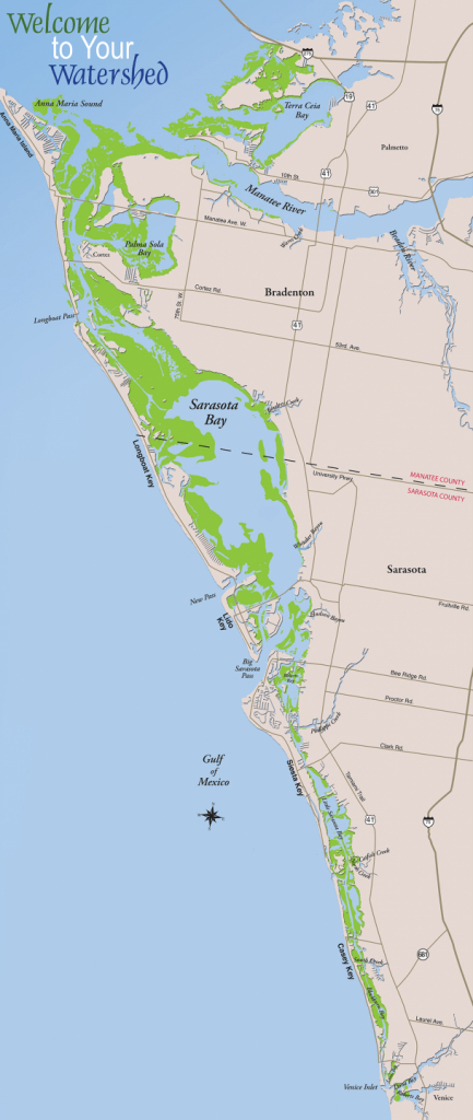 Sarasota Bay – Sarasota Bay Estuary Program - Casey Key Florida Map