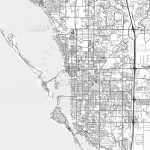 Sarasota, Florida   Area Map   Light | Hebstreits Sketches   Map Of Sarasota Florida Area
